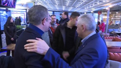  TBMM Başkanı Binali Yıldırım’dan sürpriz ziyaretler