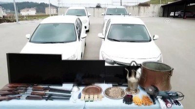 3 günde 58 evden hırsızlık yapan şüpheliler yakalandı - BOLU 
