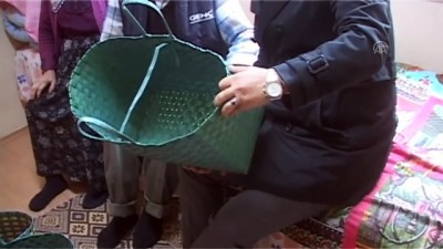 Atıklardan alışveriş çantası yapan Şanlı'ya ziyaret - TOKAT 
