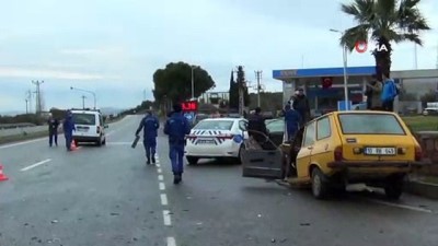 tahkikat -  Ayvalık’ta iki kişinin yaralandığı kaza kamerada Videosu