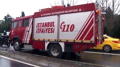 polis -  Beşiktaş'ta direksiyon hakimiyetini kaybeden iş adamı kaza yaptı Videosu