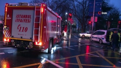  Fatih’te ışık ihlali kaza getirdi 