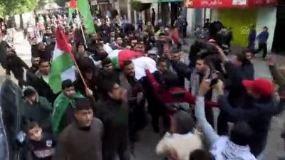 Gazze şehidini uğurladı 