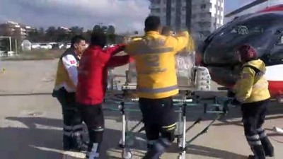 Helikopter kardan mahsur kalan hastalar için havalandı - DİYARBAKIR