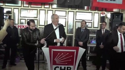baskan adayi -  Muharrem İnce, Ereğli'de CHP belediye başkan adayı ile birlikte seçim çalışmasına katıldı Videosu