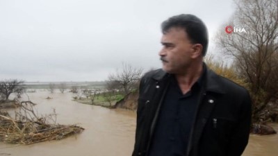 tarim arazisi -  Şiddetli yağış sonrası tarım arazileri sular altında kaldı Videosu