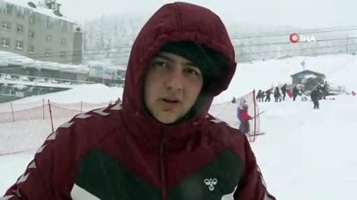  Uludağ'da hafta sonu yoğunluğu 