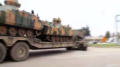 İdlib sınırına askeri sevkiyat sürüyor - HATAY