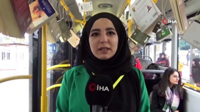 belediye otobusu -  ‘Okumayı’ otobüste teşvik ettiler Videosu