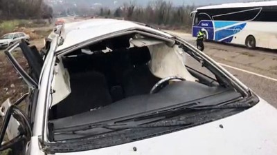 Trafik kazası : 1 ölü 4 yaralı - KARABÜK