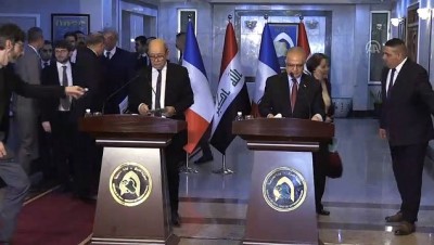 Fransa Dışişleri Bakanı Le Drian'ın Irak temasları - BAĞDAT