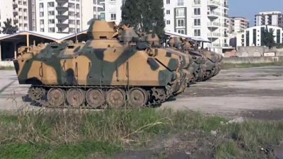 Suriye sınırına askeri sevkiyat - HATAY 