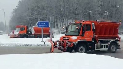 asiri hiz - Bolu Dağı'nda kar yağışı etkili oluyor - DÜZCE/BOLU Videosu