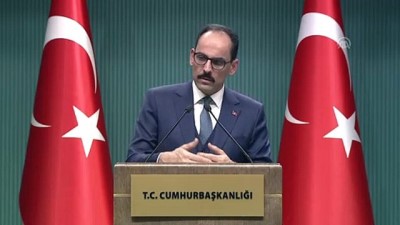 Kalın: 'Güvenli bölgenin kontrolü Türkiye'de olacak' - ANKARA