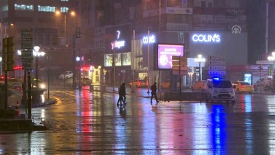 Ankara'da kar yağışı 