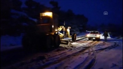 Aydın'da kar yağışı