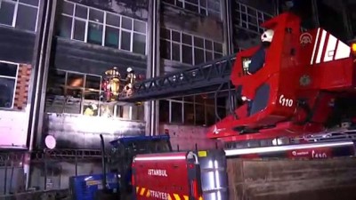 Bayrampaşa'da tekstil atölyesinde yangın - İSTANBUL 