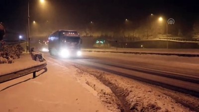yan etki - Bolu'da yoğun kar yağışı  Videosu