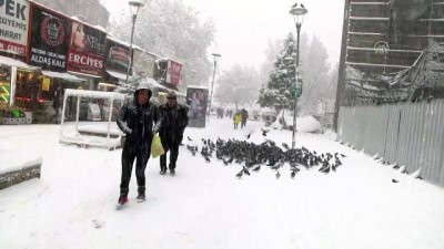 Kar yağışı - KAYSERİ 