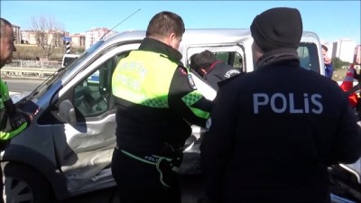 Silivri'de trafik kazası: 2 yaralı - İSTANBUL
