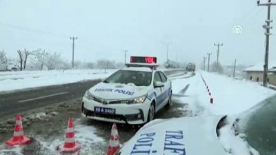 Ulaşıma kar engeli - AKSARAY