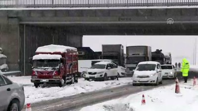 Ulaşıma kar engeli - KAYSERİ 