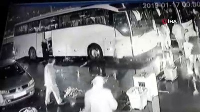 kirkoy -  Kazada 2 kişi ölmüş, 35 kişi yaralanmıştı... Kaza yapan otobüsün son molası kamerada  Videosu