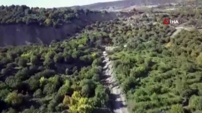tarim arazisi -  Mersin'de heyelan bölgesi havadan görüntülendi  Videosu