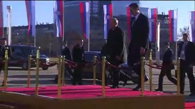 resmi karsilama - Rusya Devlet Başkanı Putin Sırbistan'da - Karşılama töreni - BELGRAD Videosu