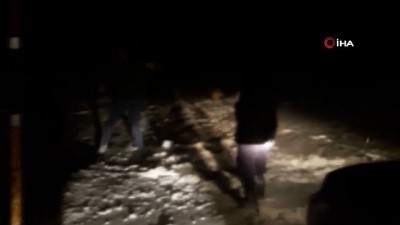  Tipide mahsur kalınca güreş tutup eğlendiler 