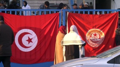 kamu calisani - Tunus'ta genel grev hayatı felç etti - TUNUS  Videosu