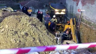 insaat alani -  Arnavutköy’de inşaat alanında toprak kayması Videosu