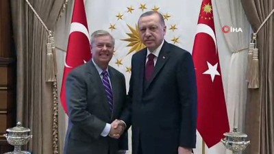  Cumhurbaşkanı Erdoğan, ABD Senatörü Graham’ı kabul etti