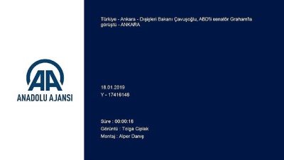 Dışişleri Bakanı Çavuşoğlu, ABD'li senatör Graham'la görüştü - ANKARA 