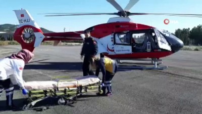 helikopter -  Hava ambulansı hayat kurtardı Videosu