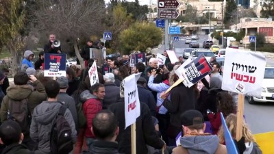 ingilizce - İsrail'in Filistinlilere ait evleri tahliye kararı protesto edildi - KUDÜS Videosu