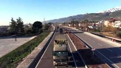 askeri arac - Suriye sınırına askeri sevkiyat - HATAY  Videosu