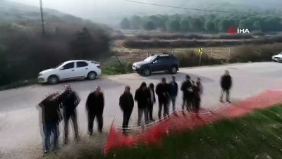 tarim arazisi -  Ürküten doğa olayında sular çekilmeye devam ediyor...Obruklar havadan görüntülendi  Videosu