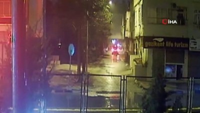  2 dakikada iş yerinden televizyonu böyle çaldı 