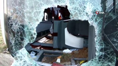  Beykoz’da yolcu otobüs devrildi: 6 yaralı 