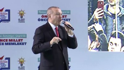 kumarhane - Cumhurbaşkanı Erdoğan: 'Ben 'Millet Kıraathanesi' diyorum, CHP zihniyeti kumarhane anlıyor' - SAMSUN  Videosu