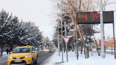  Doğu Anadolu'da Sibirya soğukları: Göle eksi 29 derece 