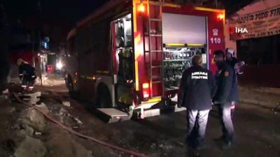  Metruk binada çıkan yangın korkuttu 