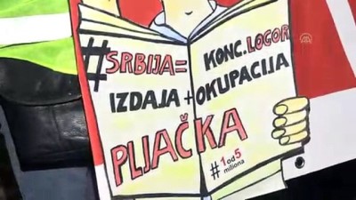 hukumet - Sırbistan'da hükümet karşıtı gösteriler sürüyor - BELGRAD Videosu