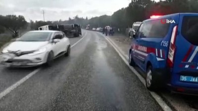  Tarım işçilerini taşıyan otobüs devrildi: 17 yaralı 