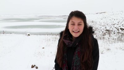 buz kutlesi - Baraj gölü buz tuttu - ELAZIĞ  Videosu