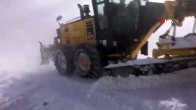 kar yagisi -  Kar yağışı ve tipi Iğdır'da etkisini arttırdı...23 köy yolu ulaşıma kapandı  Videosu