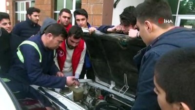 motor ustasi -  Ahlatlı gençlere motor eğitimi veriliyor  Videosu