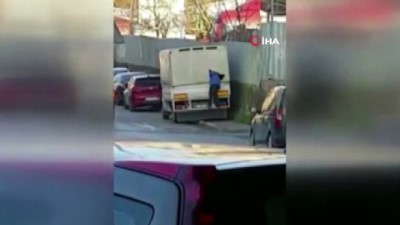 hirsiz polis -  Ataşehir'de kamyonet kasasından malzeme çalan hırsız kamerada  Videosu