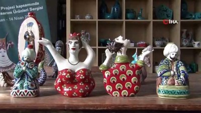 satranc -  İznik çinisinden satranç takımı yaptı, 5 bin liraya sattı  Videosu